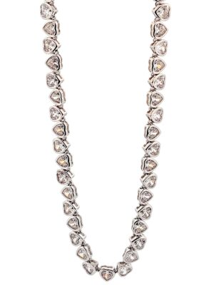 HEART TENNIS SILVER 3 MM CHAIN